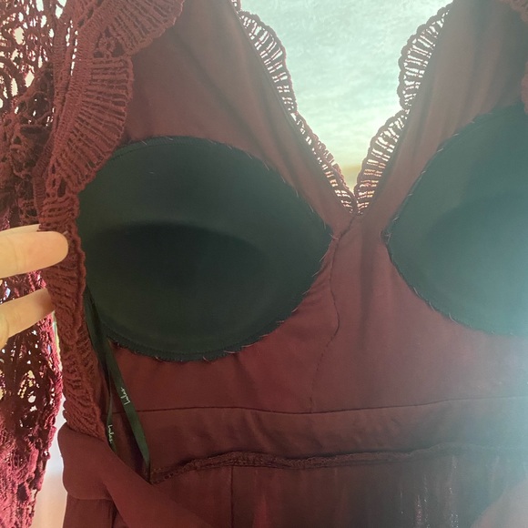 Lulu’s Awaken My Love Burgundy Maxi Dress - Picture 2 of 8